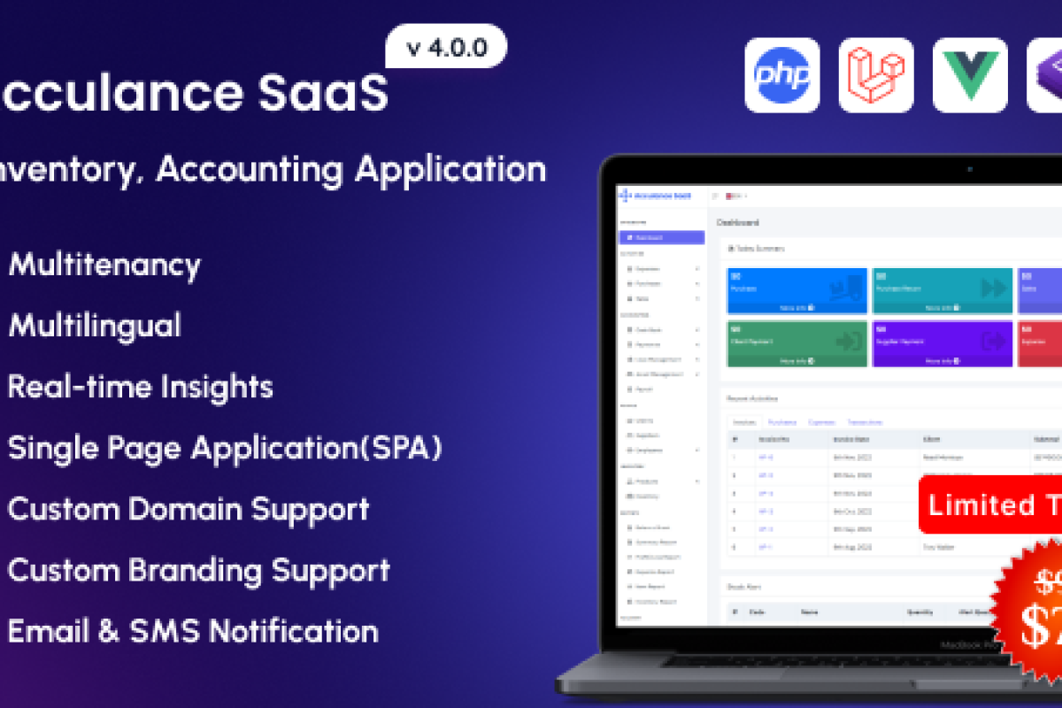 Acculance SaaS - POS, Inventory, Accounting SaaS Application